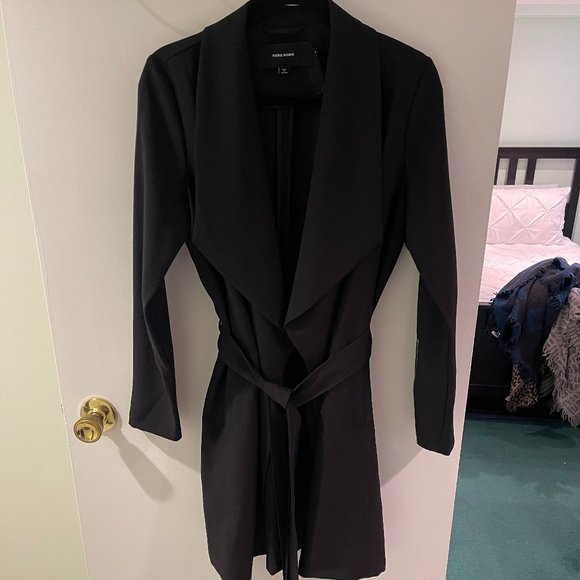 Vero Moda Black Trench Jacket - Picture 1 of 5